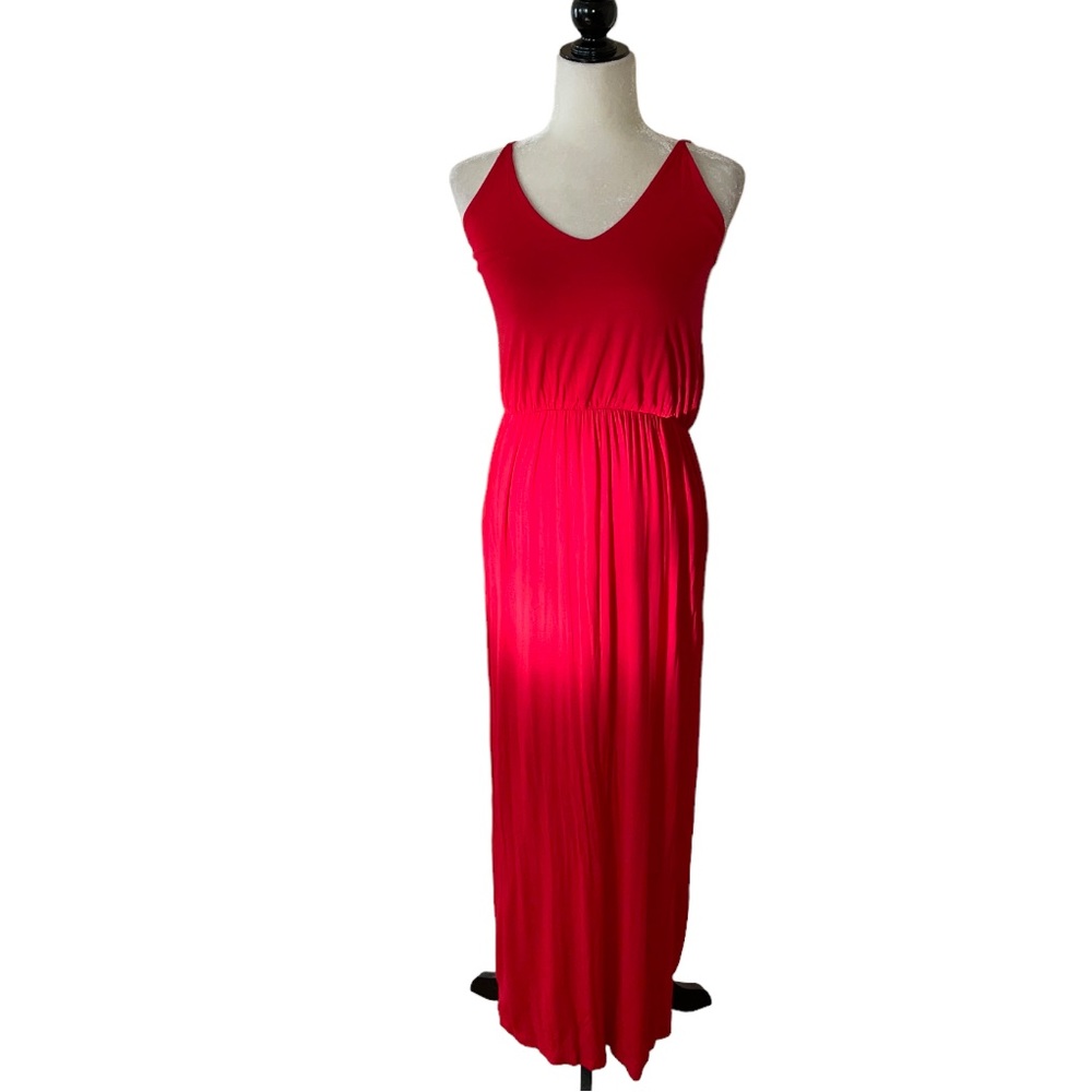 Jolie Red Maxi Dress